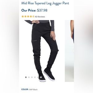 Cherokee infinity scrub pants NWOT (2 pair black joggers)